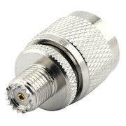 Adattatore coassiale RF con connettore UHF maschio a mini UHF femmina, UHF Male to Mini UHF Female