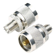 Adattatore coassiale RF con connettore UHF maschio a mini UHF femmina, UHF Male to Mini UHF Female