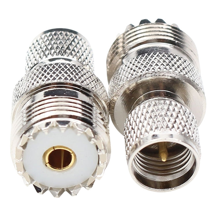 Connettore UHF femmina a mini UHF maschio 28x14mm