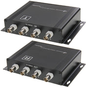 Trasmettitore e ricevitore multiplexer video a 4 canali