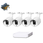 Kit NVR 4 canali 720P con telecamera IP 1.0 Mega Pixel