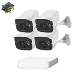 Kit NVR 4 canali 720P con telecamere IP 1MP IR 20m