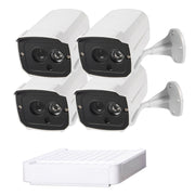 N4B7-Mini/L Kit NVR telecamera IP 4 canali 720P 1.0 Mega Pixel, supporto visione notturna/rilevamento movimento, distanza IR: 20 m, N4B7-Mini/L
