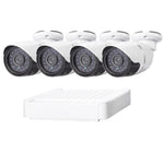 Kit NVR 4 canali con telecamere IP 720P 1MP IR 20m