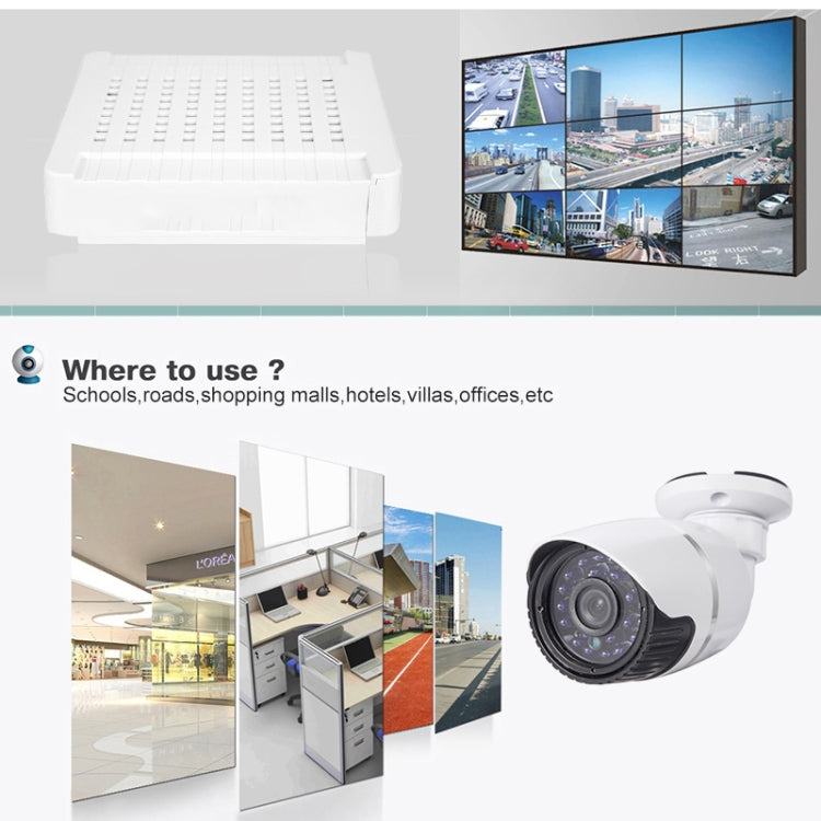 Kit NVR 4 canali con telecamere IP 720P 1MP IR 20m