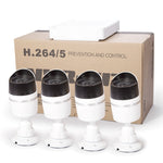 Kit NVR 4 canali con telecamere IP 720P 1MP IR 20m