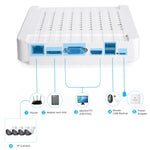 Kit NVR 4 canali con telecamere IP 720P 1MP IR 20m