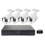 Kit NVR 4 canali con telecamere IP 720P e visione notturna