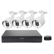 Kit NVR telecamera IP N4B3M 4 canali 720P P2P ONVIF 1.0 Mega Pixel, supporto visione notturna/rilevamento movimento, distanza IR: 20 m, N4B3M/Kit