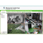 Kit NVR 4 canali con telecamere IP 720P e visione notturna