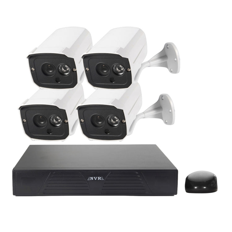 Kit NVR 4 canali 960P con 4 telecamere IP 1.3MP