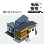 Kit NVR 4 canali 960P con 4 telecamere IP 1.3MP