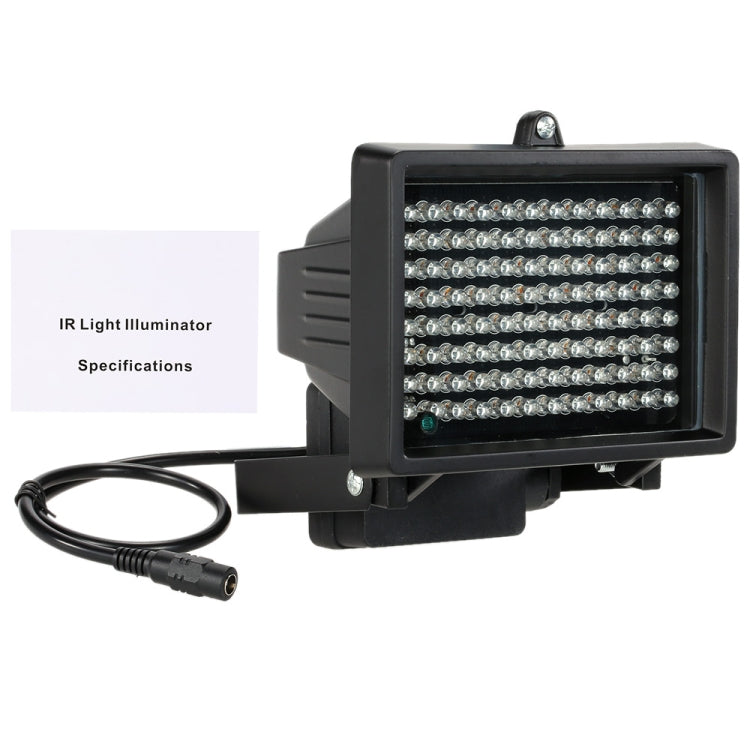 Luce ausiliaria a 96 LED per telecamera CCD, distanza IR: 100 m (ZT-496WF), dimensioni: 13x16,8x11 cm