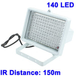 Luce ausiliaria a 140 LED per telecamera CCD, distanza IR: 150 m (ZT-140LF), dimensioni: 11x17x12,5 cm