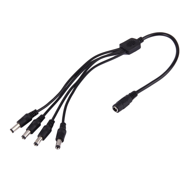 Cavo alimentazione CC 1 femmina 4 maschi 5,5x2,1 mm 40 cm