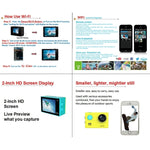 Fotocamera sportiva WiFi H9 4K Ultra HD 12MP impermeabile