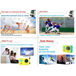 Fotocamera sportiva WiFi H9 4K Ultra HD 12MP impermeabile
