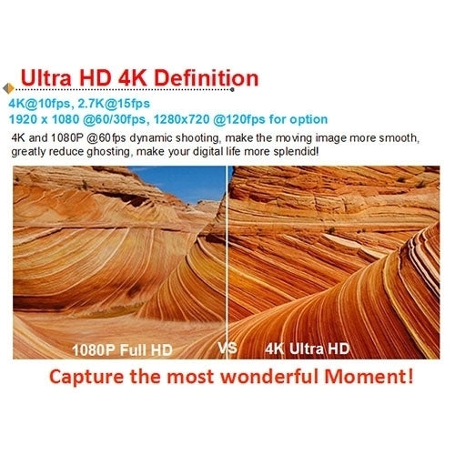 Fotocamera sportiva WiFi H9 4K Ultra HD 12MP impermeabile