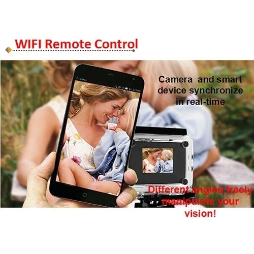 Fotocamera sportiva WiFi H9 4K Ultra HD 12MP impermeabile