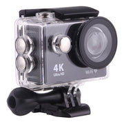Fotocamera sportiva WiFi H9 4K Ultra HD1080P da 12 MP con schermo LCD da 2 pollici, obiettivo grandangolare da 170 gradi, impermeabile fino a 30 m, H9 4K (Black)