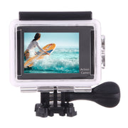 Fotocamera sportiva WiFi H9 4K Ultra HD1080P da 12 MP con schermo LCD da 2 pollici, obiettivo grandangolare da 170 gradi, impermeabile fino a 30 m, H9 4K (Black)