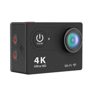 Fotocamera sportiva WiFi H9 4K Ultra HD1080P da 12 MP con schermo LCD da 2 pollici, obiettivo grandangolare da 170 gradi, impermeabile fino a 30 m, H9 4K (Black)