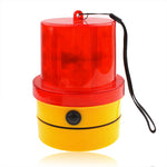 Luce di avvertimento stroboscopica con forte base magnetica, Yellow + Red