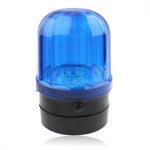 Spia stroboscopica a 6 LED per auto con forte base magnetica, Blue + Black, Red + Black, Yellow + Black
