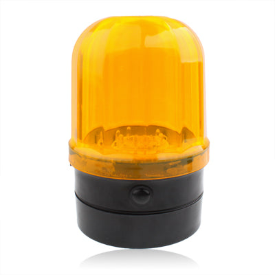 Spia stroboscopica a 6 LED per auto con forte base magnetica, Blue + Black, Red + Black, Yellow + Black