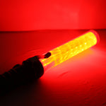 Indicatore LED rosso di controllo a 3 modalità di sicurezza del traffico con torcia elettrica, lunghezza: 29,5 cm, Length: 29.5cm