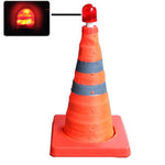 Coni stradali per la sicurezza stradale con cupola di segnalazione, altezza: 44 cm, Height: 44cm