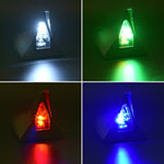 Luce di allarme posizionata in alto con pinna di squalo solare, Red, Gold, Blue, Gray