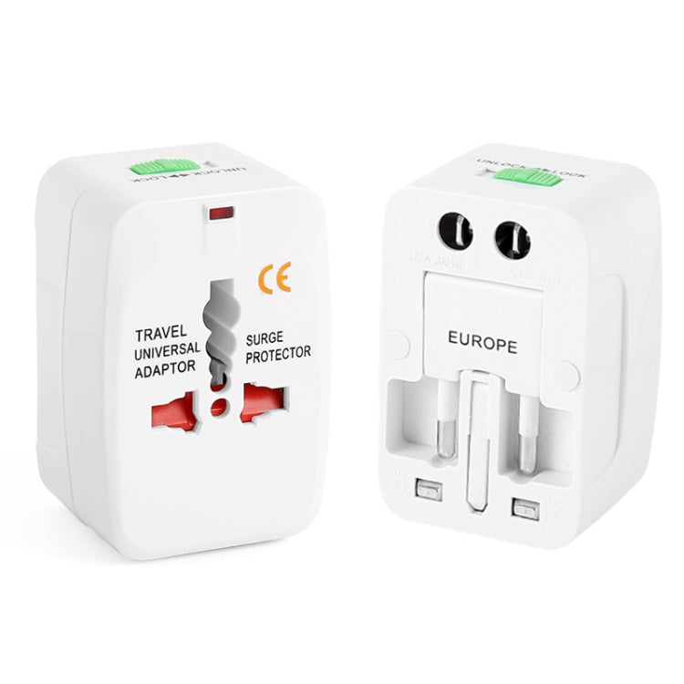 Adattatore da viaggio universale mondiale tutto in 1 (EU + AU + UK + US)., Travel Adaptor