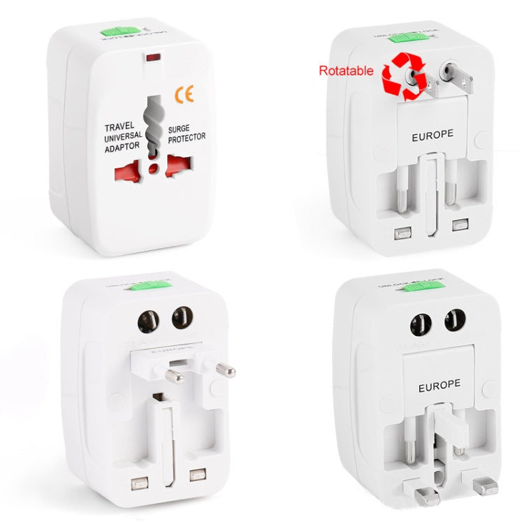 Adattatore da viaggio universale mondiale tutto in 1 (EU + AU + UK + US)., Travel Adaptor