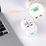 Adattatore da viaggio universale EU AU UK US 10A 110-250V