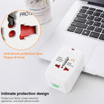 Adattatore da viaggio universale EU AU UK US 10A 110-250V