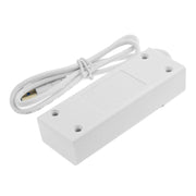 Splitter hub USB 3.0 a 4 porte con LED, super velocità 5 Gbps, BYL-P104, USB 3.0 (White), USB 3.0 (Black)