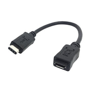 CY-201 Cavo USB 3.1 tipo C maschio a micro USB 2.0 femmina per Nokia N1, lunghezza cavo: 20 cm