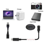 CY-201 Cavo USB 3.1 tipo C maschio a micro USB 2.0 femmina per Nokia N1, lunghezza cavo: 20 cm