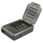 Caricabatterie universale TrustFire 4 slot per batterie 10430-185
