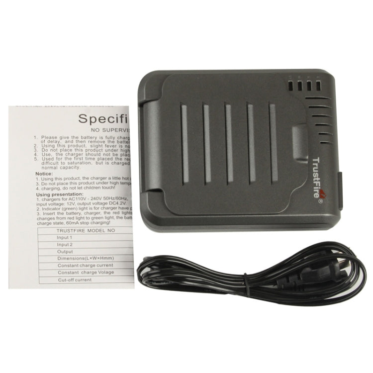 Caricabatterie universale TrustFire 4 slot per batterie 10430-185