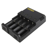 Caricabatterie universale per batterie al litio 10440-26650