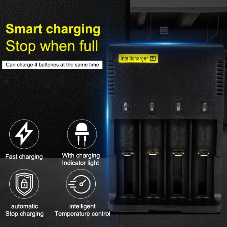 Caricabatterie universale per batterie al litio 10440-26650