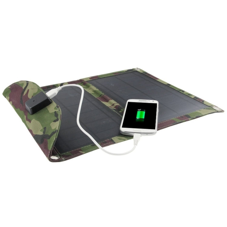 Pannello solare pieghevole portatile 10W per laptop e smartphone