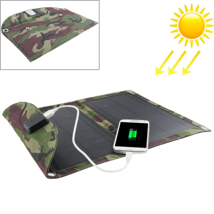 Pannello solare pieghevole portatile 10W per laptop e smartphone