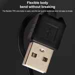 Cavo dati e caricabatterie USB retrattile per Motorola V3 / telefono cellulare / MP3 / MP4 / fotocamera digitale / GPS, lunghezza: 10 cm (può essere esteso fino a 80 cm), nero, USB 2.0 to Mini 5 Pin, USB 1.1 to Mini 5 Pin
