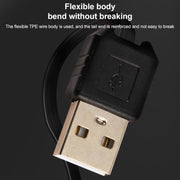 Cavo dati e caricabatterie USB retrattile per Motorola V3 / telefono cellulare / MP3 / MP4 / fotocamera digitale / GPS, lunghezza: 10 cm (può essere esteso fino a 80 cm), nero, USB 2.0 to Mini 5 Pin, USB 1.1 to Mini 5 Pin