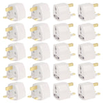 Adattatore da viaggio 20 pezzi con presa UK 250V 13A