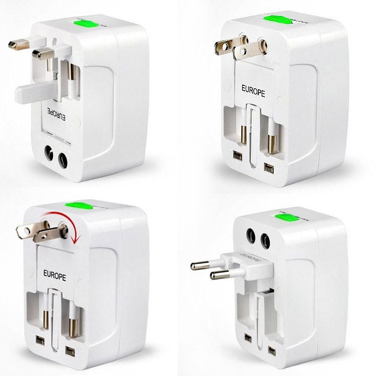 Adattatore di presa, spina universale per adattatore di alimentazione CA da viaggio EU US UK AU, Plug Adapter