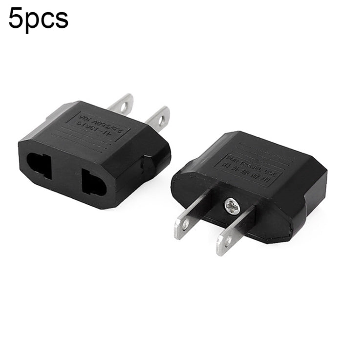 Adattatore per caricabatterie da spina UE a spina USA, adattatore di alimentazione da viaggio con presa per presa degli Stati Uniti, EU to US Plug